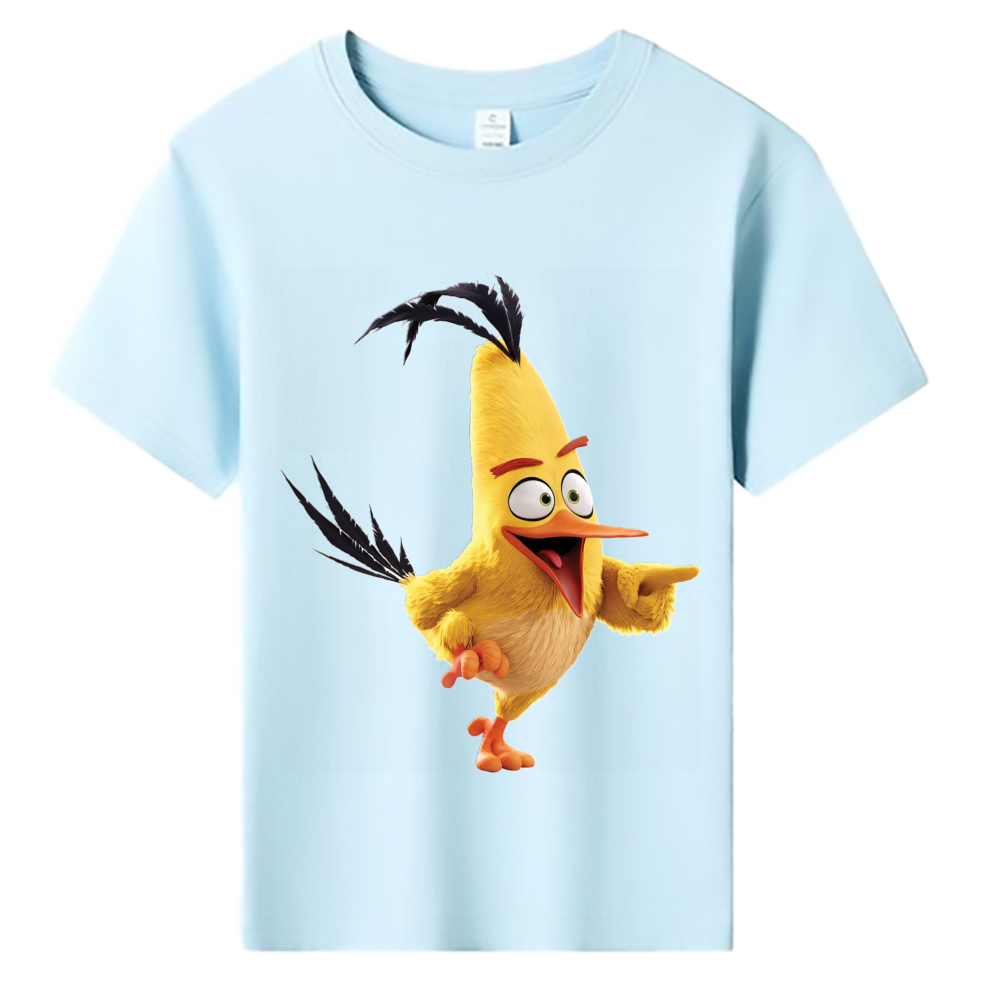 （画像用） Angry Birds アングリーバード 綿100％キッズTシャツ（フロントプリント）